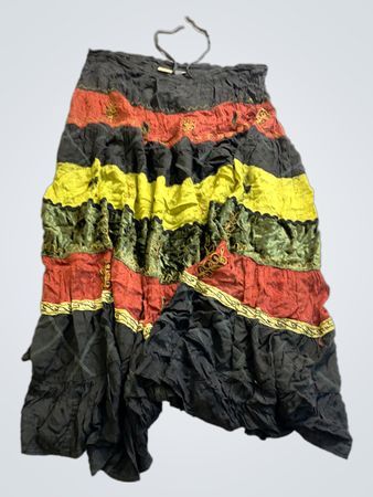 O.P.C. Multicolor Striped Skirt