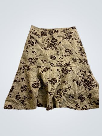 Grey Wolf Floral Skirt