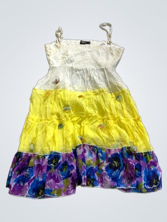 Mao Jun Xiang Colorful Tiered Dress