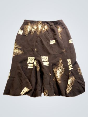 Brown and Gold Skirt