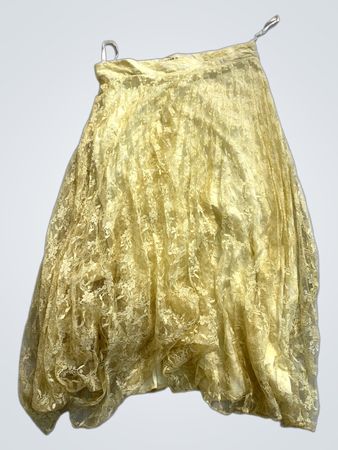 Yellow Lace Skirt