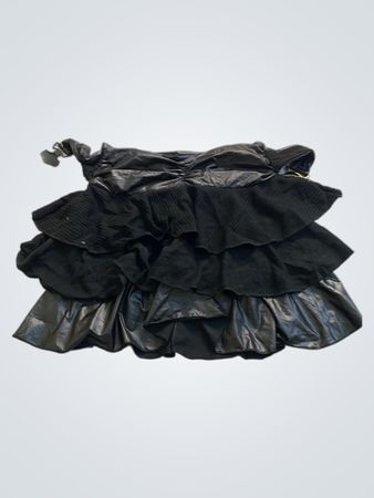 Black Ruffled Skirt