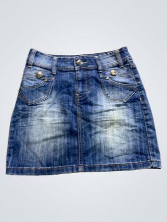 Unbranded Blue Denim Mini Skirt