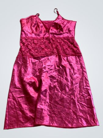 Pink Satin Dress