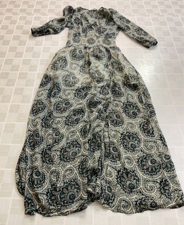 Long Paisley Dress