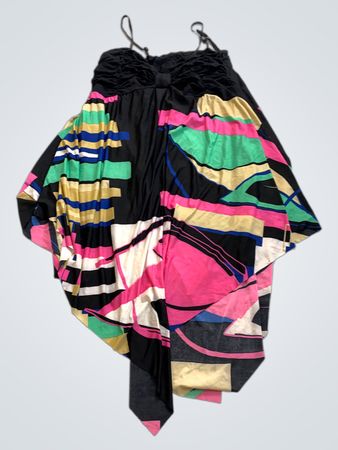 Multicolored Asymmetrical Dress