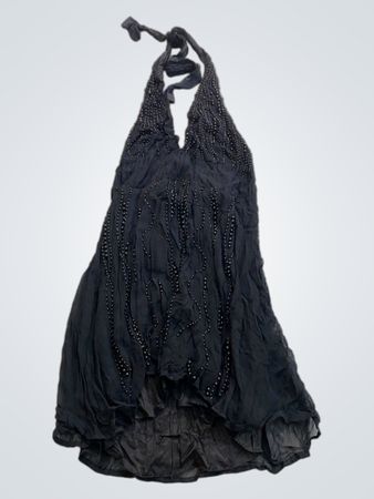 Black Halter Neck Dress