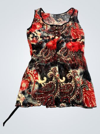 Blouse with Paisley Pattern
