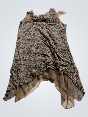 Brown Floral Blouse