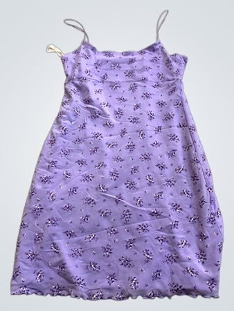 Purple Floral Dress