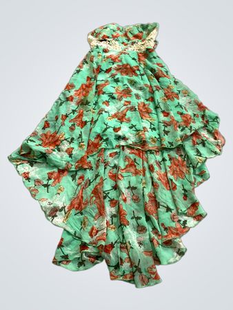 Green Floral Dress