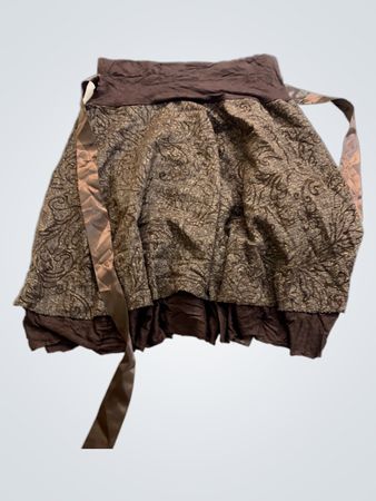 Brown Floral Apron