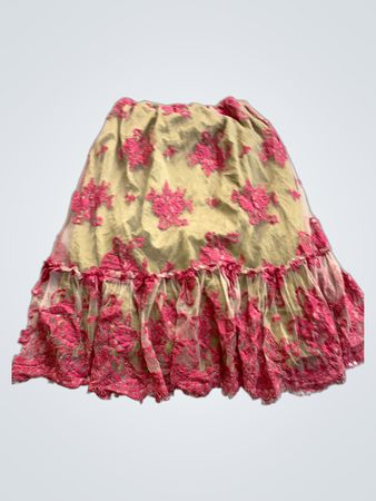 Unbranded Floral Embroidered Lace Skirt
