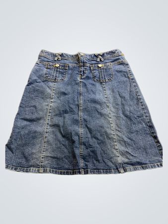 Blue Denim Skirt