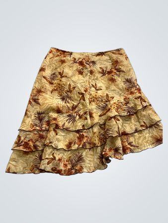 Floral Ruffled Skirt