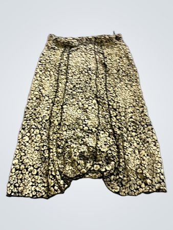 Unbranded Leopard Print Satin Maxi Skirt