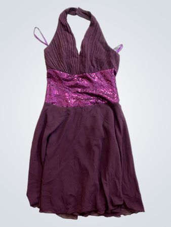 Purple Sequin Dress