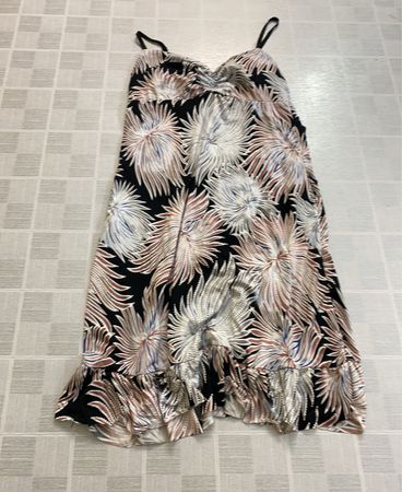 Black and White Floral Dress