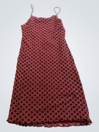 Red Patterned Dress