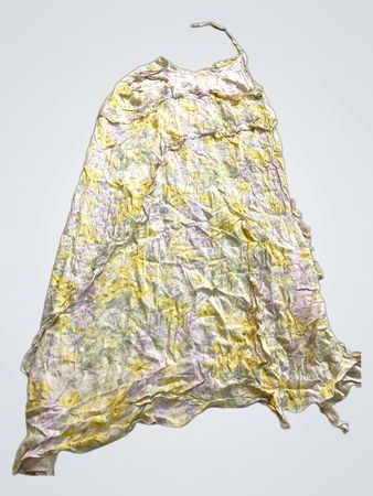 Yellow and Purple Fabric