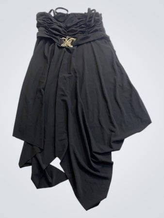 Black Asymmetrical Dress