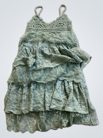 Unbranded Tiered Lace Mini Dress