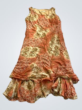 Diva Paris Sleeveless Floral Midi Dress