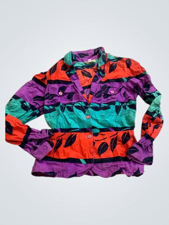 Rinfinitif Paris Multicolor Printed Button-Up Jacket