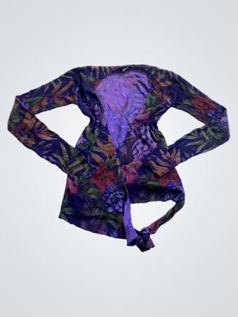 Designul Floral Long-Sleeve Top