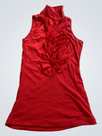 Red Sleeveless Dress