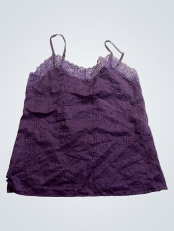 Purple Lace Trim Camisole