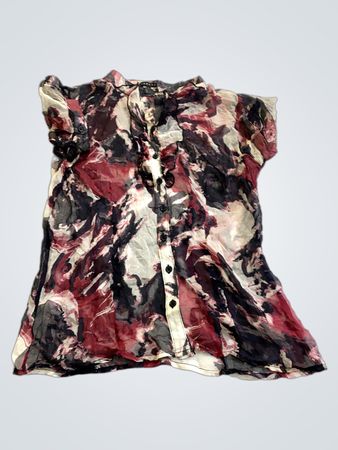 Blouse with Abstract Pattern