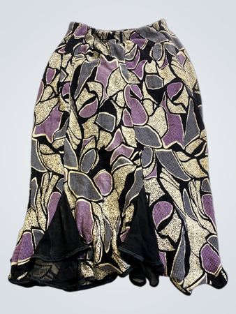 Floral Pattern Skirt