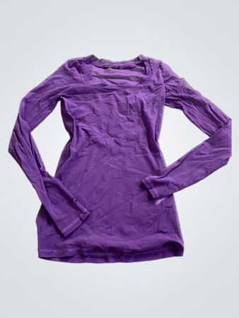 La Mode St. Vieux Purple Long-Sleeve Top