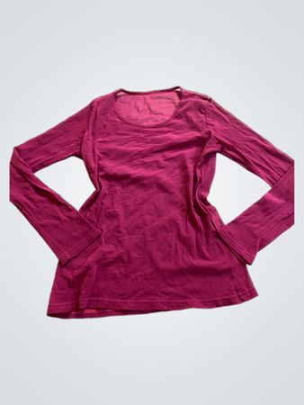 Long Sleeve Magenta Shirt