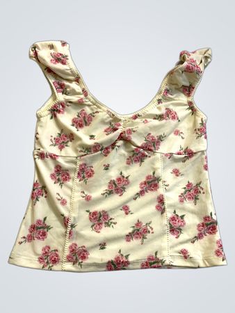 Glassons Floral Ruffle Cami Top