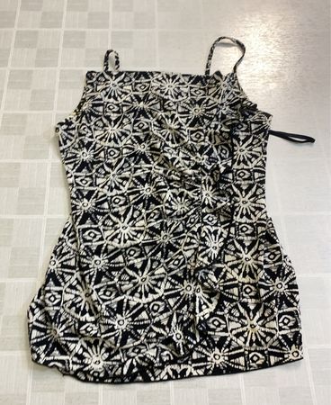 Black and White Patterned Dress