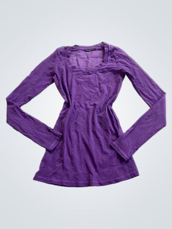 Purple Long-Sleeve Top