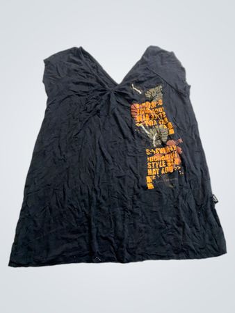 Hanes Black Sleeveless Top