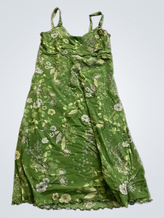 Green Floral Dress