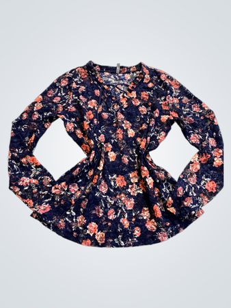 Luna Tortelli Floral Long-Sleeve Top