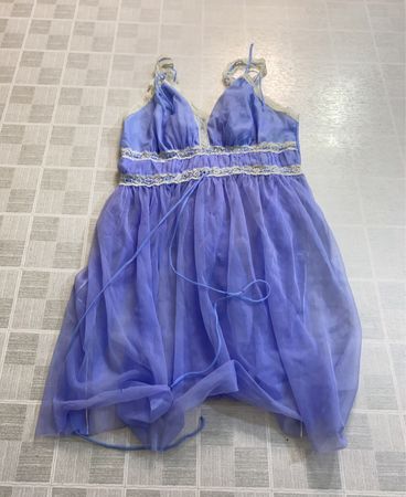 Unbranded Purple Sheer Babydoll Nightdress