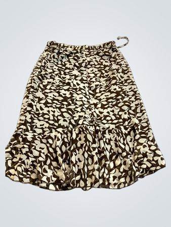 Floral Print Midi Skirt