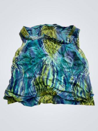 Tie-Dye Green and Blue Top