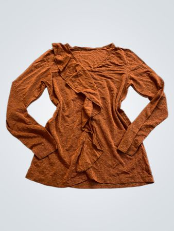 Brown Long-Sleeve Shirt