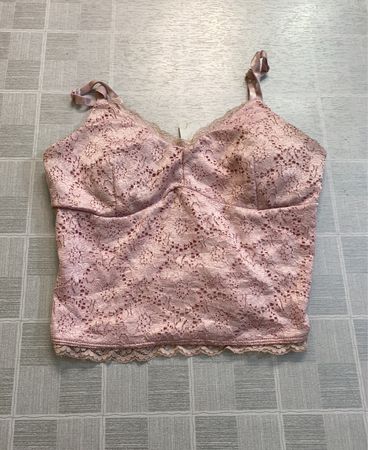 Pink Lace Camisole