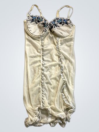 Women's Cream Colored Chemise