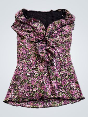 Floral Short-Sleeve Dress