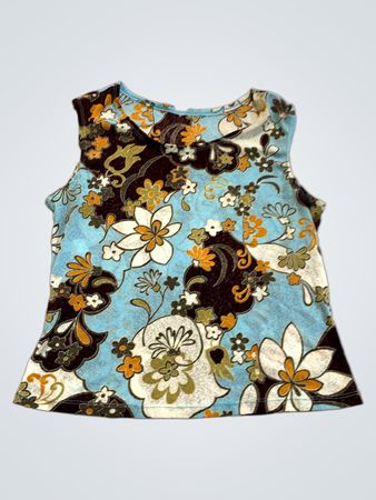 Floral Sleeveless Top