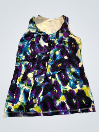 Multicolored Tie-Dye Tank Top